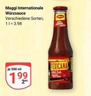 Internationale Würzsauce im Angebot bei GLOBUS in Nettetal Internationale Würzsauce Angebote von Maggi bei GLOBUS Nettetal für 1,99 €