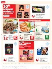 Promos Gambas surgelées dans le catalogue "ASIE" de Auchan Supermarché Gambas surgelées en promo dans le catalogue Auchan Supermarché à la page 6