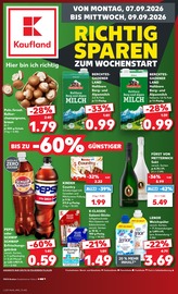 Kaufland Supermarkt Prospekt der aktuellen Woche mit 77 Seiten, gültig von 07.09.2026 bis 09.09.2026, in Neulingen und Umgebung Aktueller Kaufland Supermarkt Prospekt in Neulingen und Umgebung, "Hier bin ich richtig" mit 77 Seiten, 07.09.2026 - 09.09.2026