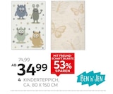 Kinderteppich im Angebot bei XXXLutz in Wetzlar Kinderteppich Angebote von BEN 'n JEN bei XXXLutz Wetzlar für 34,99 €