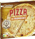 Pizza feu de bois 4 Fromages surgelée - CASINO en promo chez Casino Supermarchés Palaiseau à 2,31 €
