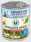 Haricots verts extra fins cuisson vapeur - U dans le catalogue Super U