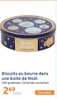 Biscuits au beurre dans une boîte de Noël dans le catalogue Action