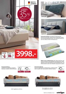 Bett im Zurbrüggen Prospekt "RUF BETTEN SPEZIAL" mit 8 Seiten (Bochum)