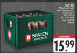 Münchner Hell oder Alkoholfrei im Angebot bei EDEKA in Bonn Münchner Hell oder Alkoholfrei Angebote von Spaten bei EDEKA Bonn für 15,99 €