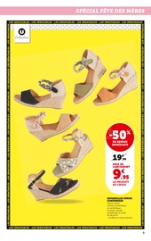 Chaussures Angebote im Prospekt "la fête des mères À PRIX BAS !" von Super U auf Seite 9
