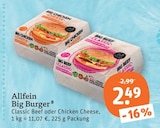 Big Burger von Allfein im aktuellen tegut Prospekt für 2,49 €