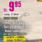 Feinsteinzeug Terrassenplatte Wanda Sabbia Angebote bei Hornbach Erlangen für 8,95 €