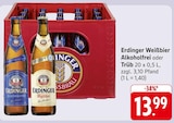 Weißbier Alkoholfrei im Angebot bei EDEKA in Saarlouis Weißbier Alkoholfrei Angebote von Erdinger bei EDEKA Saarlouis für 13,99 €