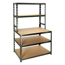 Regalux Metall-Schwerlast-Stufenregal (B x H: 100 x 180 cm, Tiefe: 60 cm, Stecken) Angebot in Gerstungen im aktuellen Prospekt bei BAUHAUS in Gerstungen