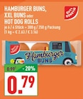 Aktuelles HAMBURGER BUNS, XXL BUNS oder HOT DOG ROLLS Angebot bei Marktkauf in Herne ab 0,79 €