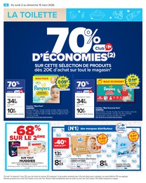 Offre Huggies dans le catalogue Carrefour du moment à la page 6
