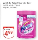 Aktuelle Waschmittel Angebote bei GLOBUS in Bochum Aktuelles Oxi Action Pulver Angebot bei GLOBUS in Bochum ab 4,99 €