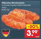 Aktuelles Hähnchen-Minutensteaks Angebot bei Netto Marken-Discount in Saarbrücken ab 3,99 €