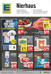 Hackfleisch im EDEKA Prospekt in Oberhausen Aktueller EDEKA Prospekt mit Hackfleisch, "Aktuelle Angebote", Seite 1