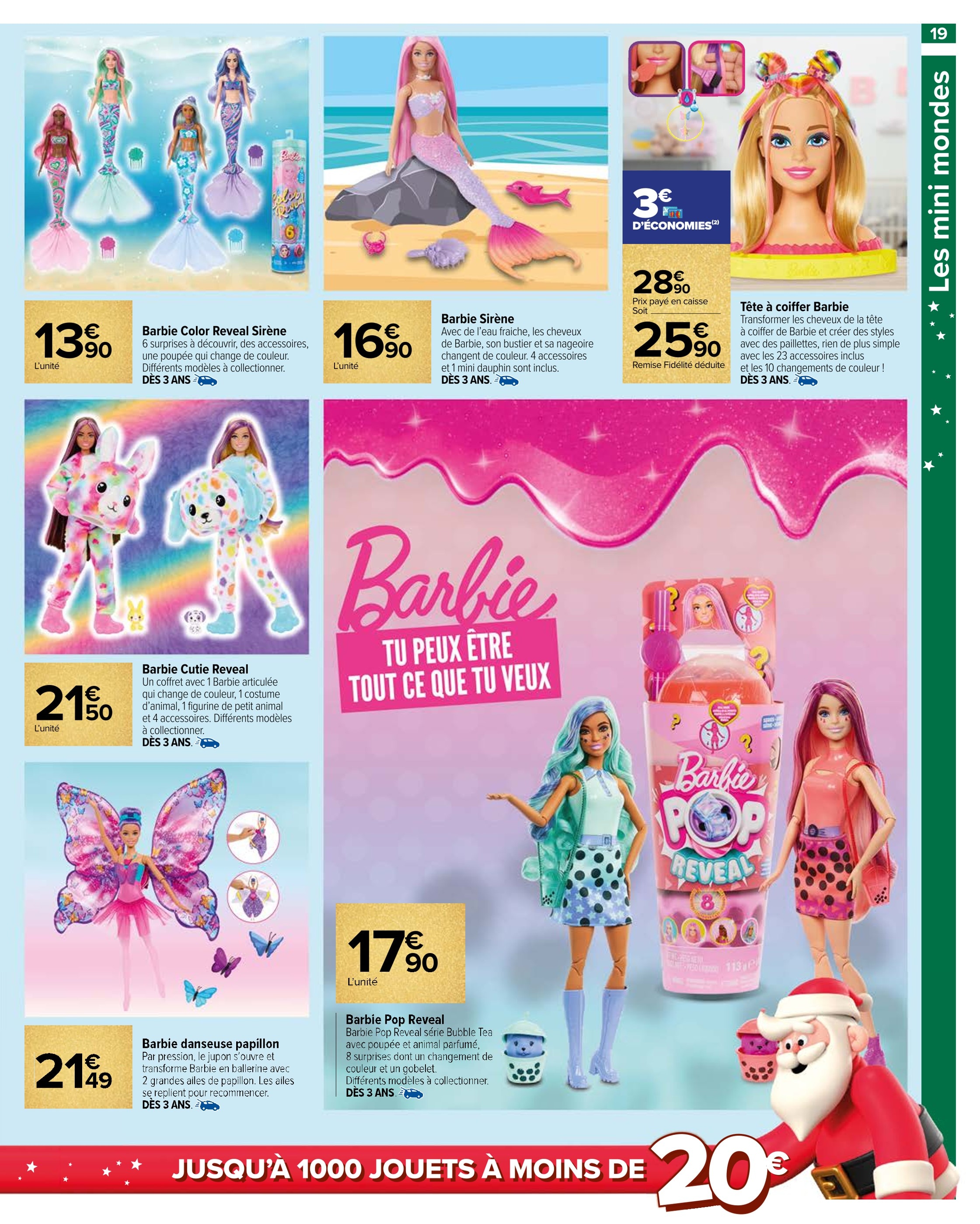 Barbie fashion sirene carrefour