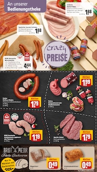 Wurst im REWE Prospekt "Dein Markt" mit 30 Seiten (Bottrop)