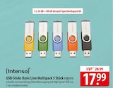 Aktuelle USB Stick Angebote bei famila Nordost in Kiel Aktuelles Intenso USB-Sticks Basic Line Multipack Angebot bei famila Nordost in Kiel ab 17,99 €