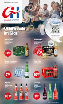 Aktueller Getränke Hoffmann Prospekt "Aktuelle Angebote" Seite 1 von 8 Seiten für Ruhland