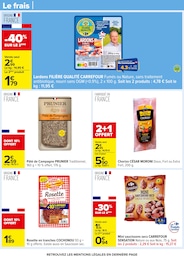 Offre Pâté dans le catalogue Carrefour du moment à la page 12