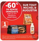 -60% de remise immédiate sur le 2ème produit identique sur tout Michel & Augustin - MICHEL & AUGUSTIN en promo chez U Express -60% de remise immédiate sur le 2ème produit identique sur tout Michel & Augustin - MICHEL & AUGUSTIN dans le catalogue U Express