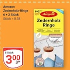 Zedernholz-Ringe Angebote von Aeroxon bei GLOBUS Wiesbaden für 3,00 €