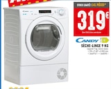 Sèche-linge 9 kg - Candy - Brico Cash à Saint-Quentin Sèche-linge 9 kg - Candy en promo chez Brico Cash Saint-Quentin à 319,00 €