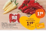 Aktuelle Paprika Angebote bei tegut in Stuttgart Aktuelles Paprika spitz rot Angebot bei tegut in Stuttgart ab 1,49 €