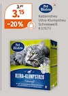 Katzenstreu Ultra-Klumpstreu Schneeweiß Angebote von Pet Bistro bei Müller Kirchheim für 3,15 €