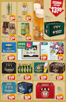 Bier im REWE Prospekt "Dein Markt" mit 32 Seiten (Fürth)