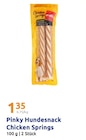 Hundesnack Chicken Springs von Pinky im aktuellen Action Prospekt für 1,35 €