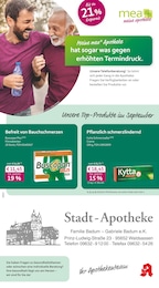mea - meine apotheke Prospekt für Waldsassen mit 4 Seiten mea - meine apotheke Prospekt "Unsere September-Angebote" für Waldsassen, 4 Seiten, 01.09.2025 - 30.09.2025