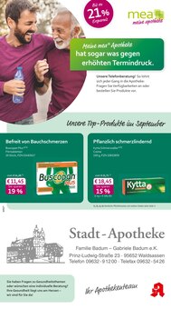 Aktueller mea - meine apotheke Prospekt "Unsere September-Angebote" Seite 1 von 4 Seiten für Waldsassen