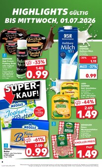 Milch im Kaufland Prospekt "Hier bin ich richtig" mit 75 Seiten (Bielefeld)