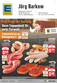 Aktueller EDEKA Prospekt "Aktuelle Angebote" für Oberhausen Aktueller EDEKA Prospekt für Oberhausen mit Seiten