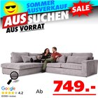 Seats and Sofas Wiesbaden - California Ecksofa Angebot im Prospekt California Ecksofa bei Seats and Sofas im Wiesbaden Prospekt für 749,00 €