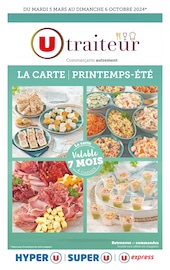 Catalogue Supermarchés Hyper U en cours à Soubès et alentours, "U traiteur", 24 pages, 05/03/2024 - 06/10/2024