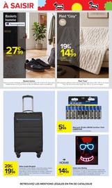 Promos Plaid dans le catalogue "LE MOIS MONOPOLY" de Carrefour Plaid en promo dans le catalogue Carrefour à la page 62