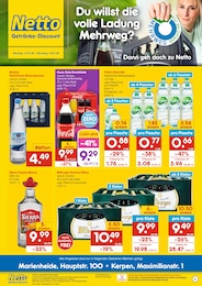 Netto Marken-Discount Prospekt für Erftstadt mit 2 Seiten Netto Marken-Discount Prospekt für Erftstadt: "DER ORT, AN DEM DU IMMER AUSGEZEICHNETE PREISE FINDEST.", 2 Seiten, 13.07.2026 - 18.07.2026