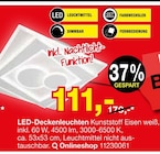 LED-Deckenleuchten im Angebot bei Opti-Megastore in Würzburg LED-Deckenleuchten Angebote bei Opti-Megastore Würzburg für 111,00 €