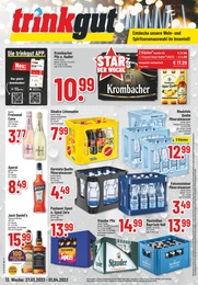 Getränkemarkt Prospekt von Trinkgut Bergkamen Trinkgut Prospekt: "Aktuelle Angebote", 8 Seiten, 27.03.2023 - 01.04.2023