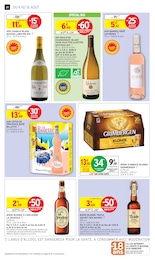 Prix et réduction Vin Bio dans le prospectus Intermarché Super en cours Offre Vin Bio dans le catalogue Intermarché Super du moment à la page 24