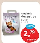 Klumpstreu von Hygienit im aktuellen budni Prospekt