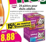 Promo 24 pâtées pour chats adultes à 8,88 € dans le catalogue Norma à Soufflenheim