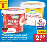 Fruchtjoghurt Erdbeer Angebote von Weideglück bei Netto Marken-Discount Waiblingen für 2,29 €