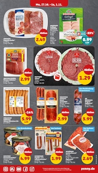 Wurst im aktuellen Penny Prospekt (Erfurt) Wurst im Penny Prospekt "Wer gĂĽnstig will, muss Penny." mit 45 Seiten (Erfurt)