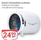 Tischventilator icy Breeze im Angebot bei GLOBUS in Koblenz Tischventilator icy Breeze Angebote von Broszio bei GLOBUS Koblenz für 24,99 €