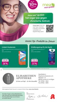 Aktueller mea - meine apotheke Prospekt "Unsere Januar-Angebote" für Leutkirch (Allgäu) Aktueller mea - meine apotheke Prospekt für Leutkirch (Allgäu) mit Seiten