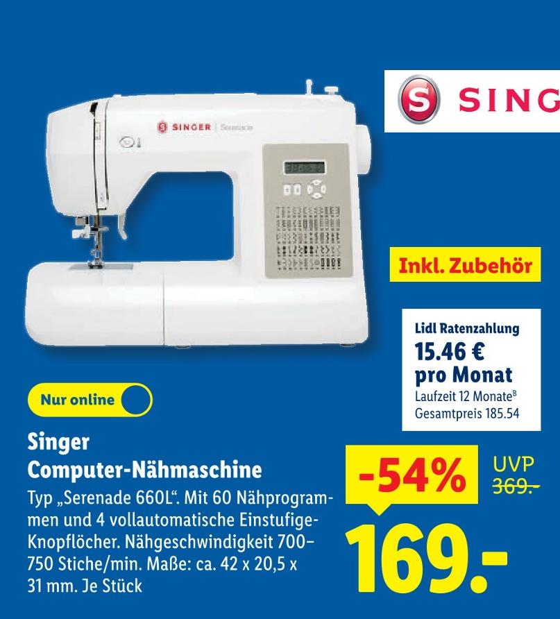 Computer-Nähmaschine