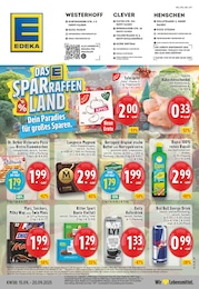 Aktueller EDEKA Discounter Prospekt fĂŒr Hagen (Stadt der FernUniversitĂ€t) 15.09.2025 - 20.09.2025 EDEKA Prospekt fĂŒr Hagen (Stadt der FernUniversitĂ€t) mit 26 Seiten